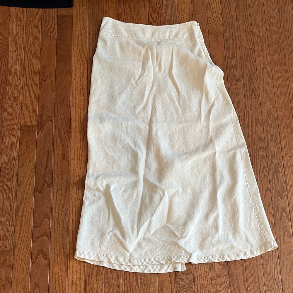 J. Jill Cream Midi Skirt